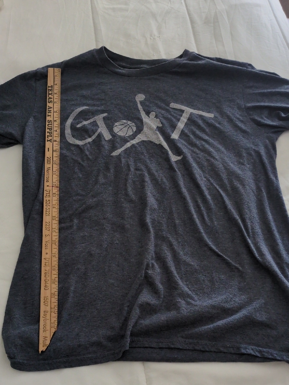 Gray Graphic Basketball T-Shirt